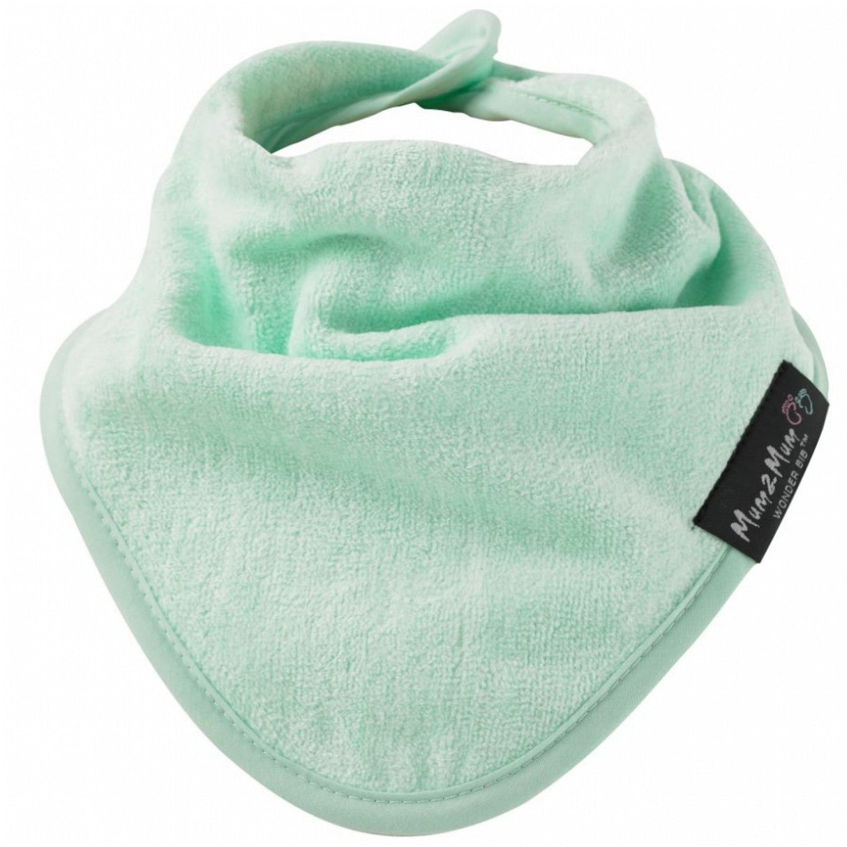 Mum 2 Mum Bandana Style Wonder Bib - Mint Green