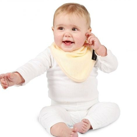 Mum 2 Mum Bandana Style Wonder Bib - Lemon Yellow