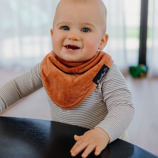 Mum 2 Mum Bandana Style Wonder Bib - Dusty Pink