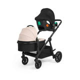 Ickle Bubba Virgo Twin 18 Piece Travel System with Cirrus i-Size Car Seat & Base - Stone