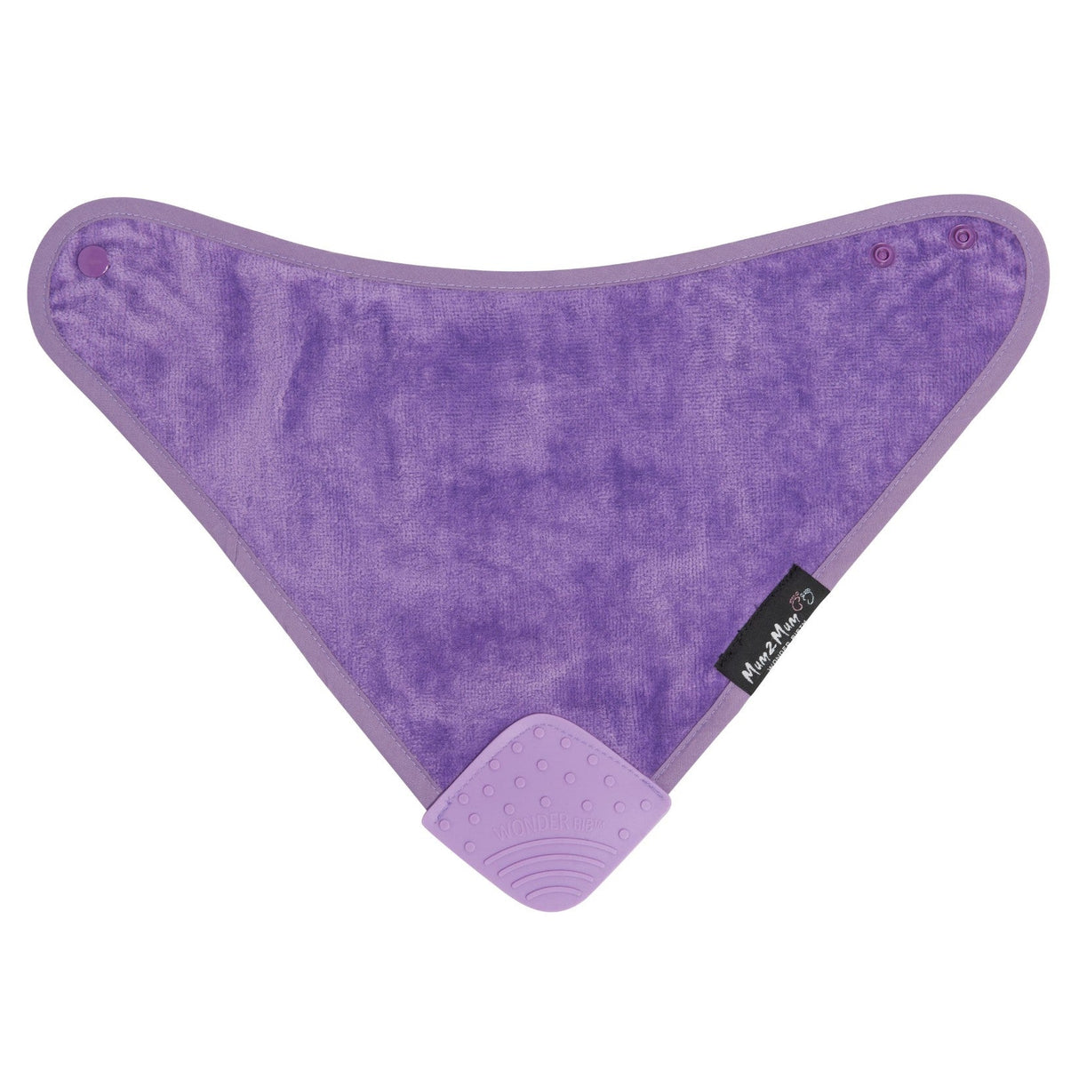 Mum 2 Mum Teething Bandana Wonder Bib - Purple