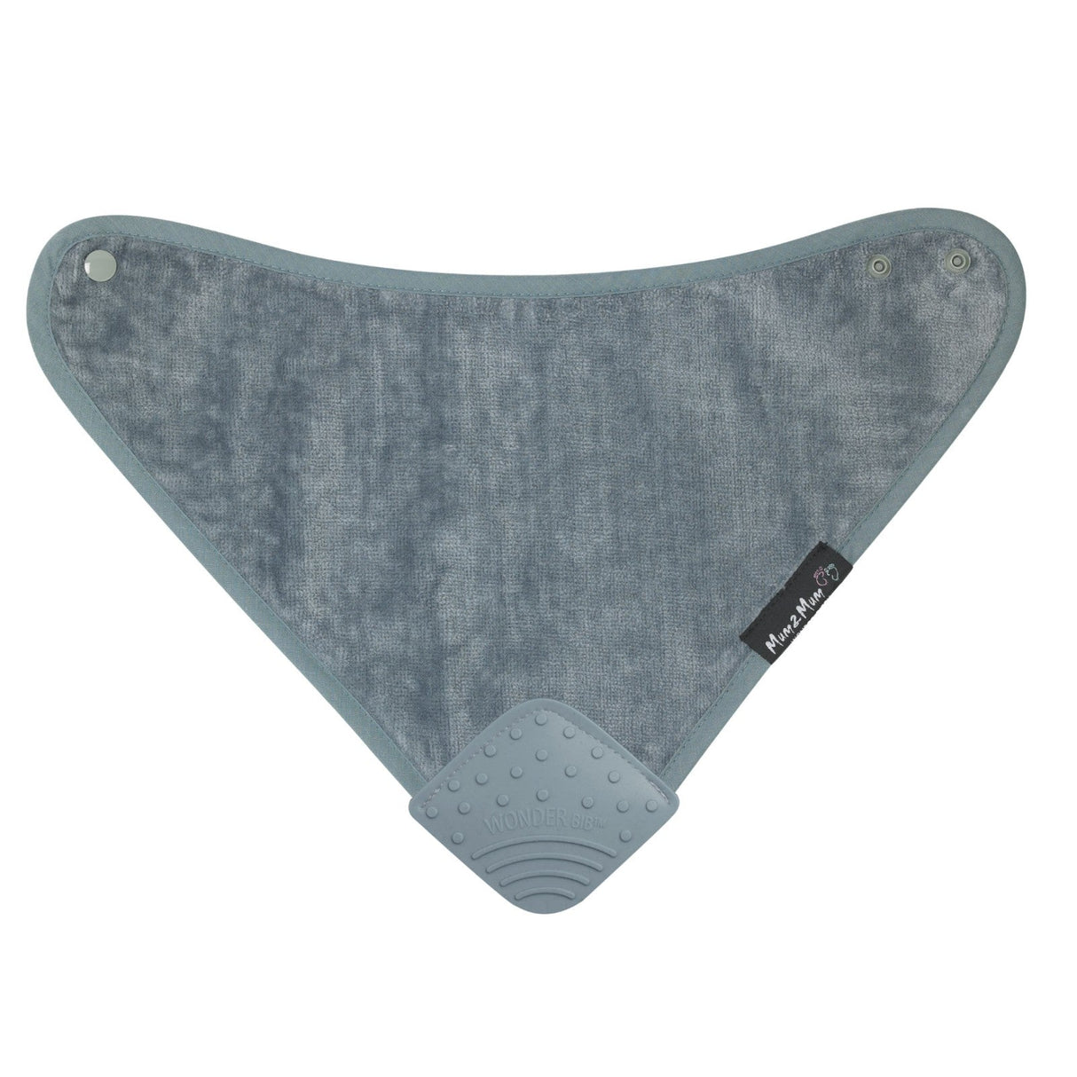 Mum 2 Mum Teething Bandana Wonder Bib - Grey