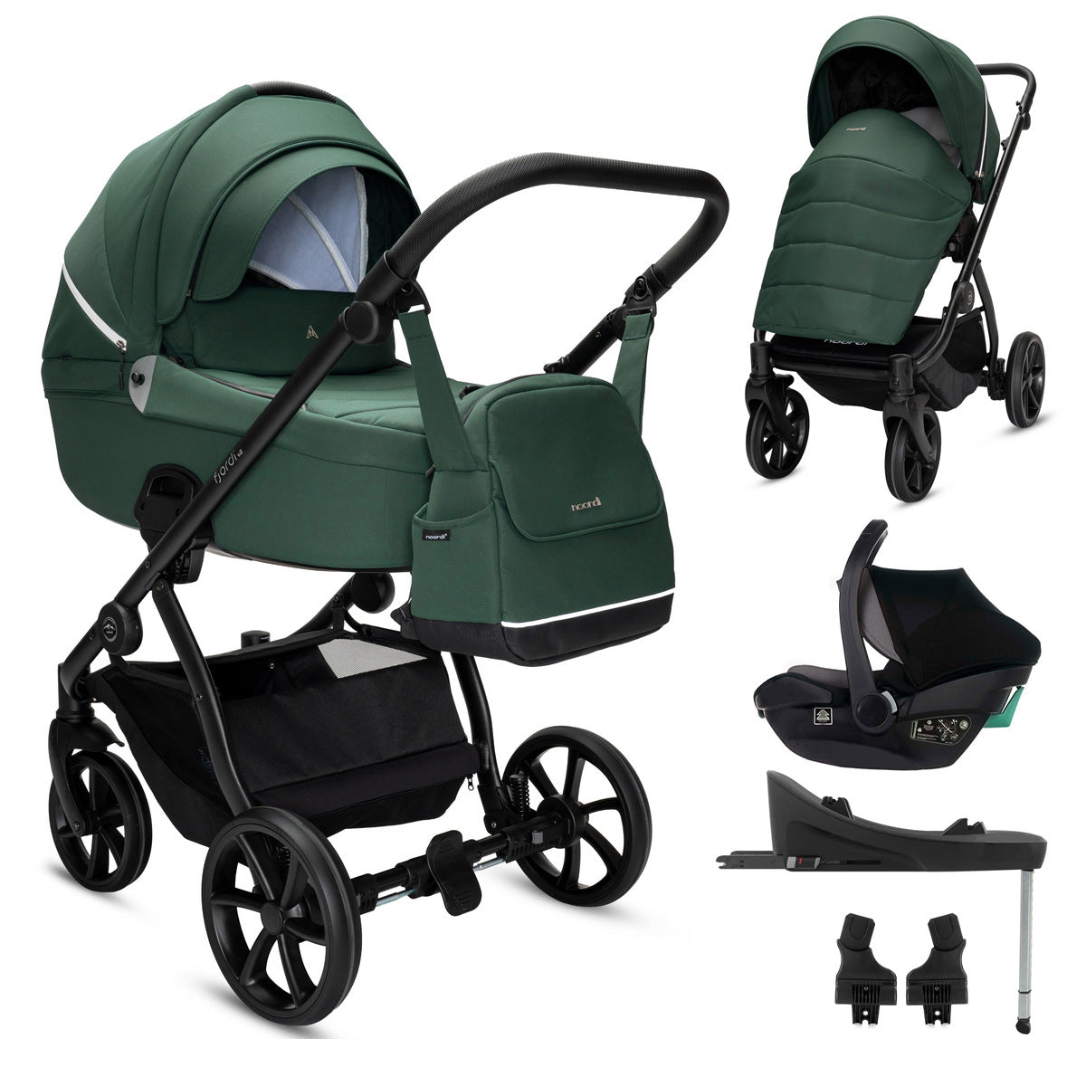Noordi Fjordi V2 3in1 with Travel Carrier Car Seat