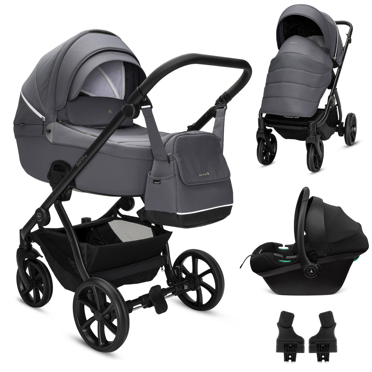 Noordi Fjordi V2 - 3in1 Travel System with Terra i-Size Car Seat