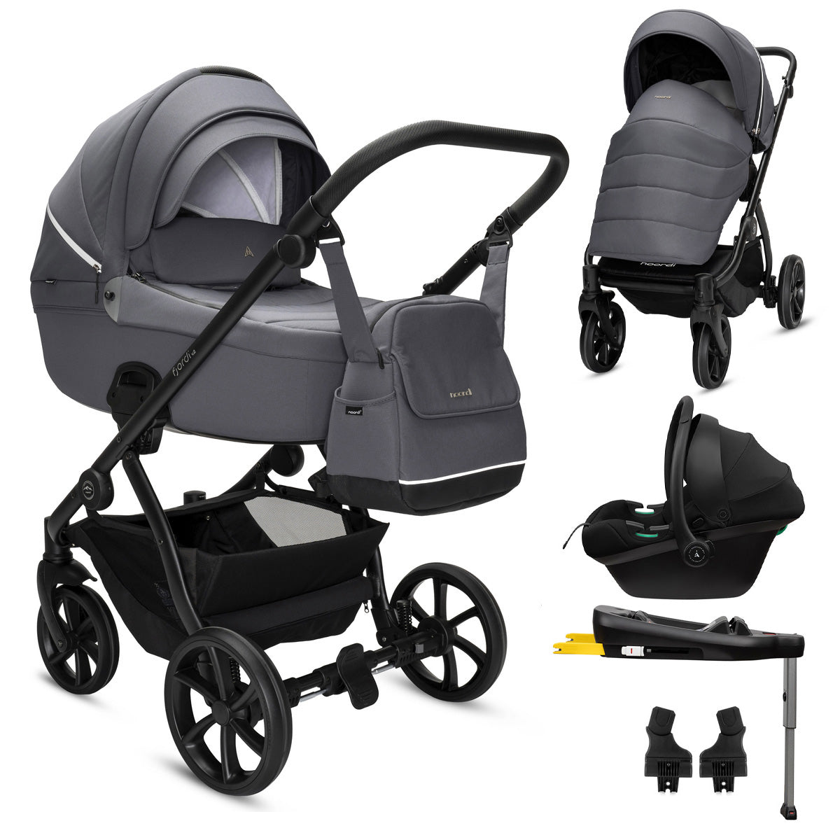 Noordi Fjordi V2 - 3in1 Travel System with Terra i-Size Car Seat