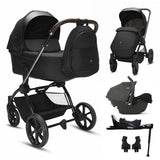 Noordi Sole V3 3in1 with Joie i-Snug2 Car Seat, Slate Black