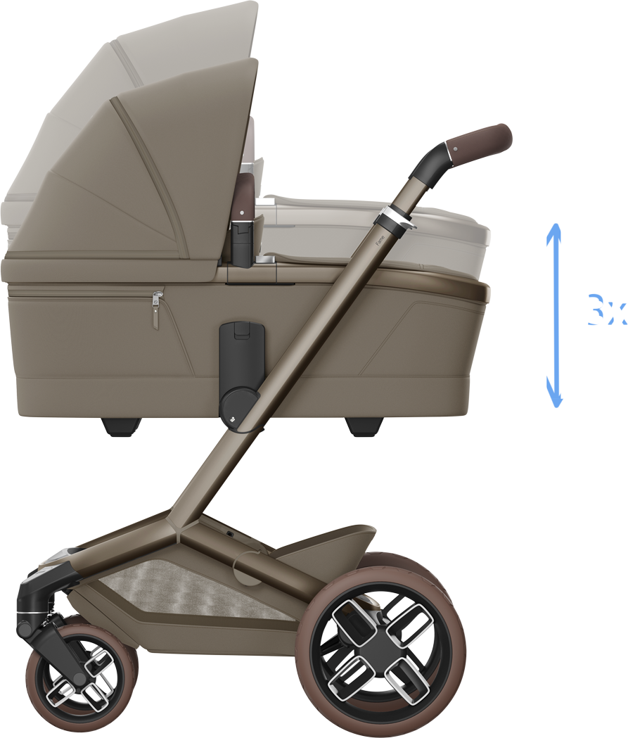 Maxi-Cosi Fame 8 Piece Premium Travel System - Oak Truffle