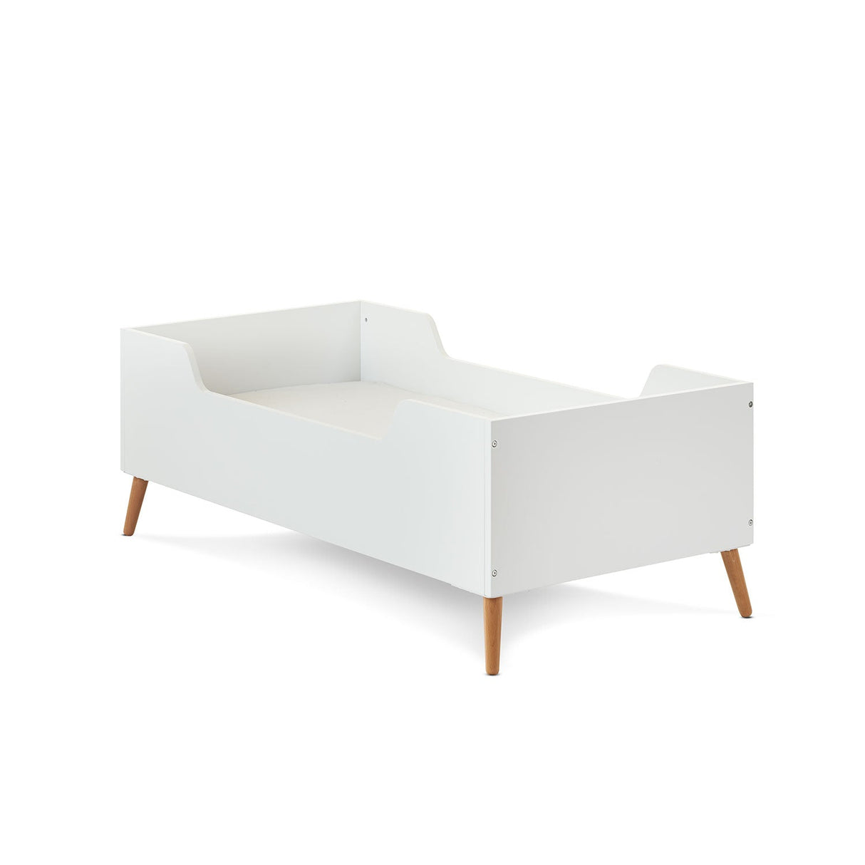 Obaby Maya Toddler Bed - White With Natural