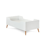 Obaby Maya Toddler Bed - White With Natural