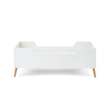 Obaby Maya Toddler Bed - White With Natural
