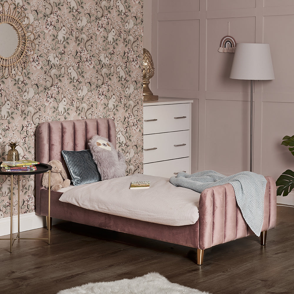 Obaby Gatsby Toddler Bed - Dusty Pink