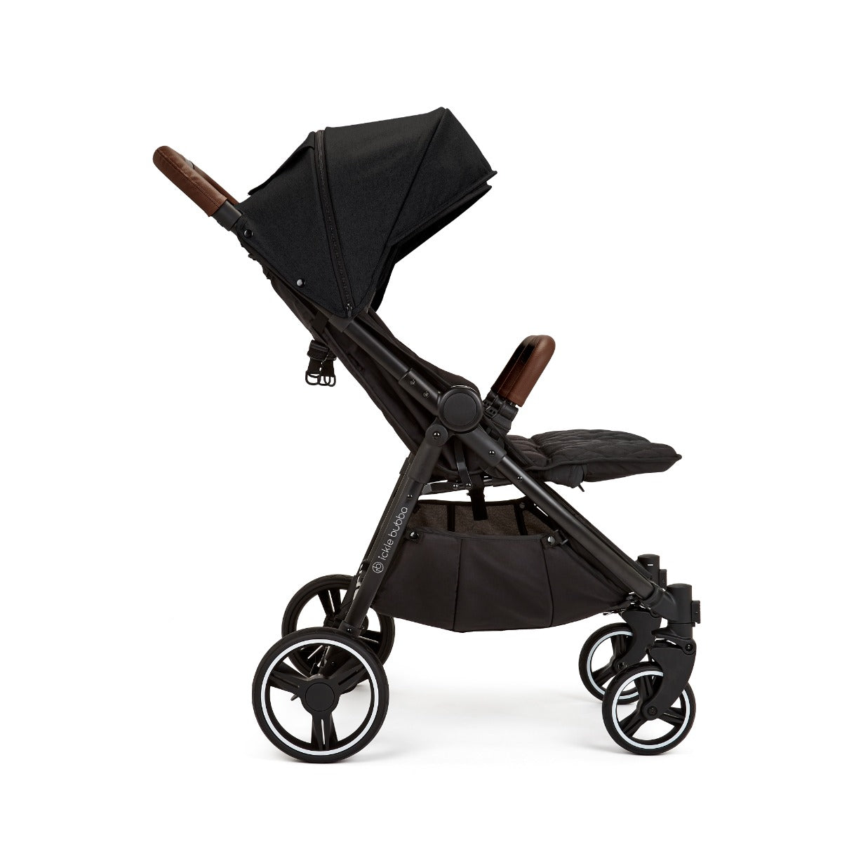 Ickle Bubba Venus Prime Double Stroller - Black