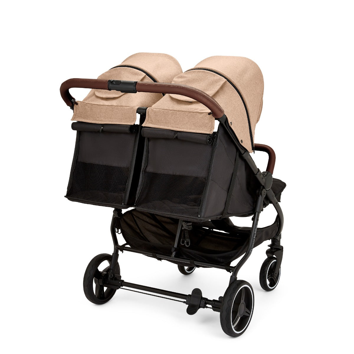 Ickle Bubba Venus Prime Double Stroller - Biscuit