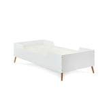 Obaby Maya Single Bed - White With Natural