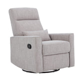 Tutti Bambini Paige Recliner Glider Nursery Chair - Pure Grey