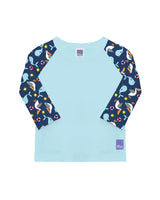 UPF 40+ Soft and Gentle Protective Swim Rash Vest in Nautical