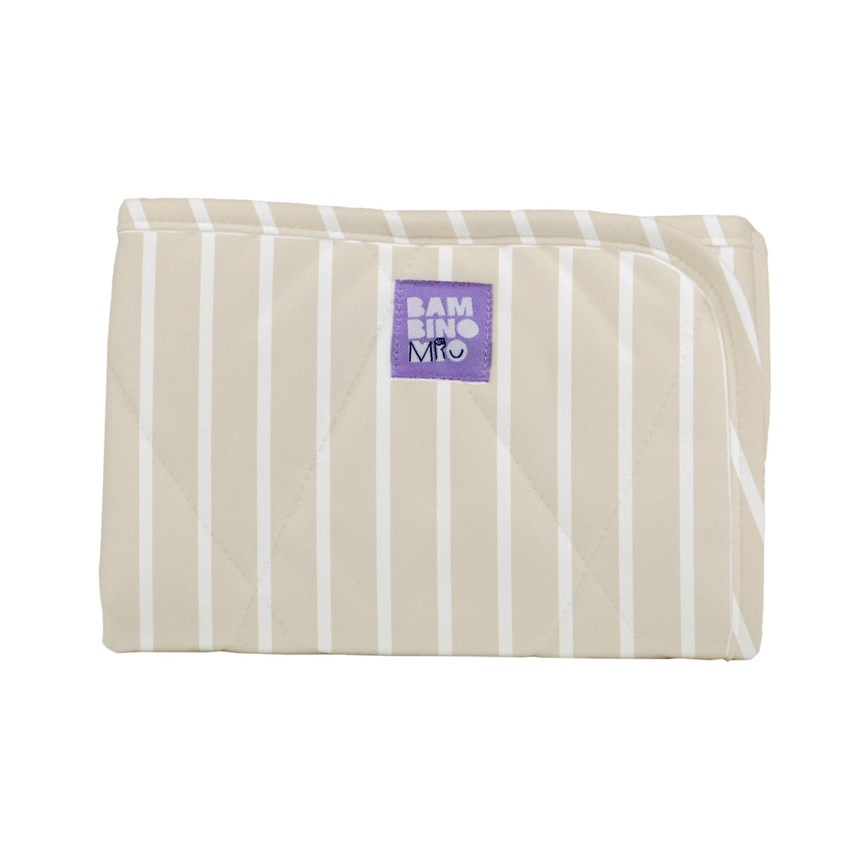 On-The-Move Baby Changing Mat in Neutral Stripe