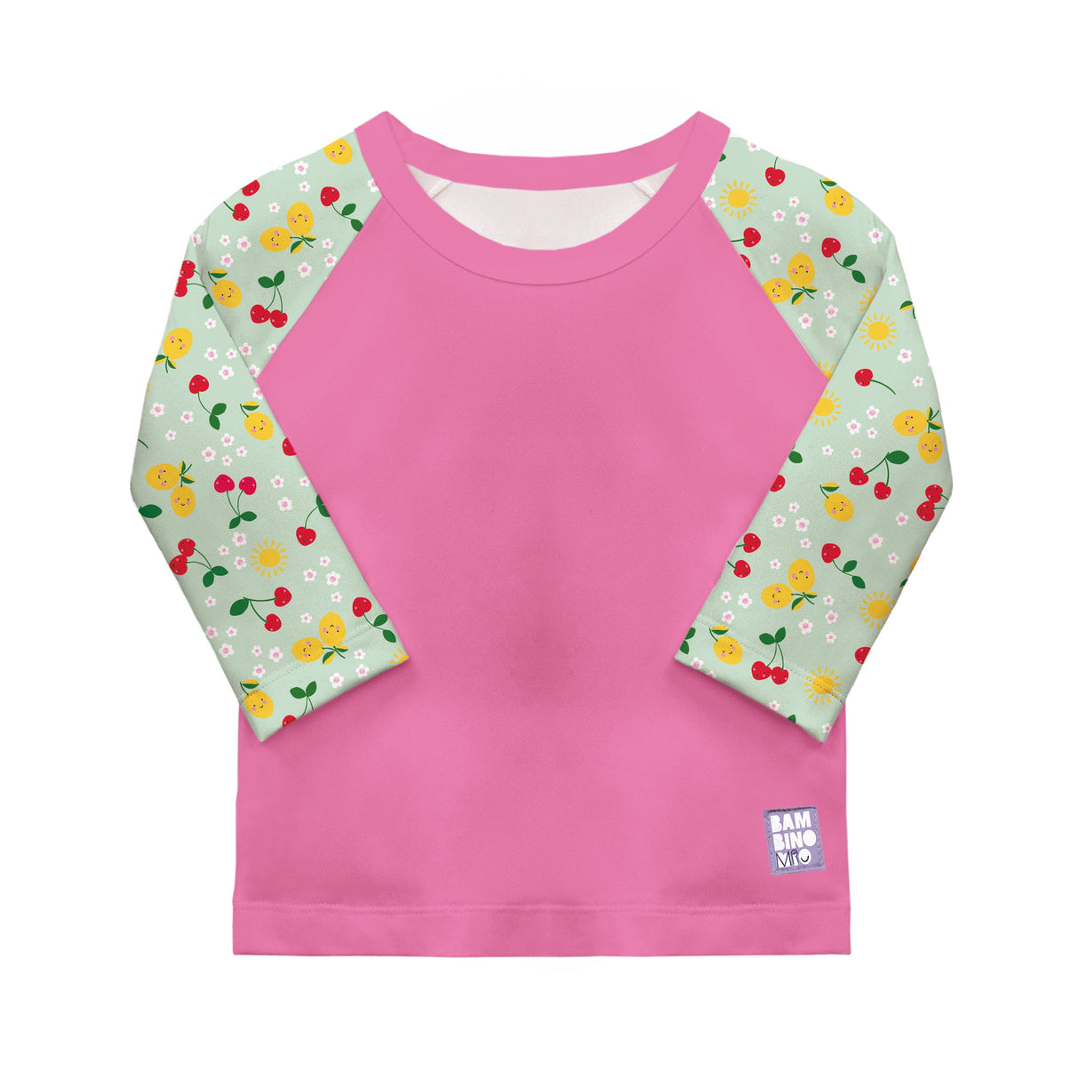 UPF 40+ Soft and Gentle Protective Swim Rash Vest in Juicy Fruit