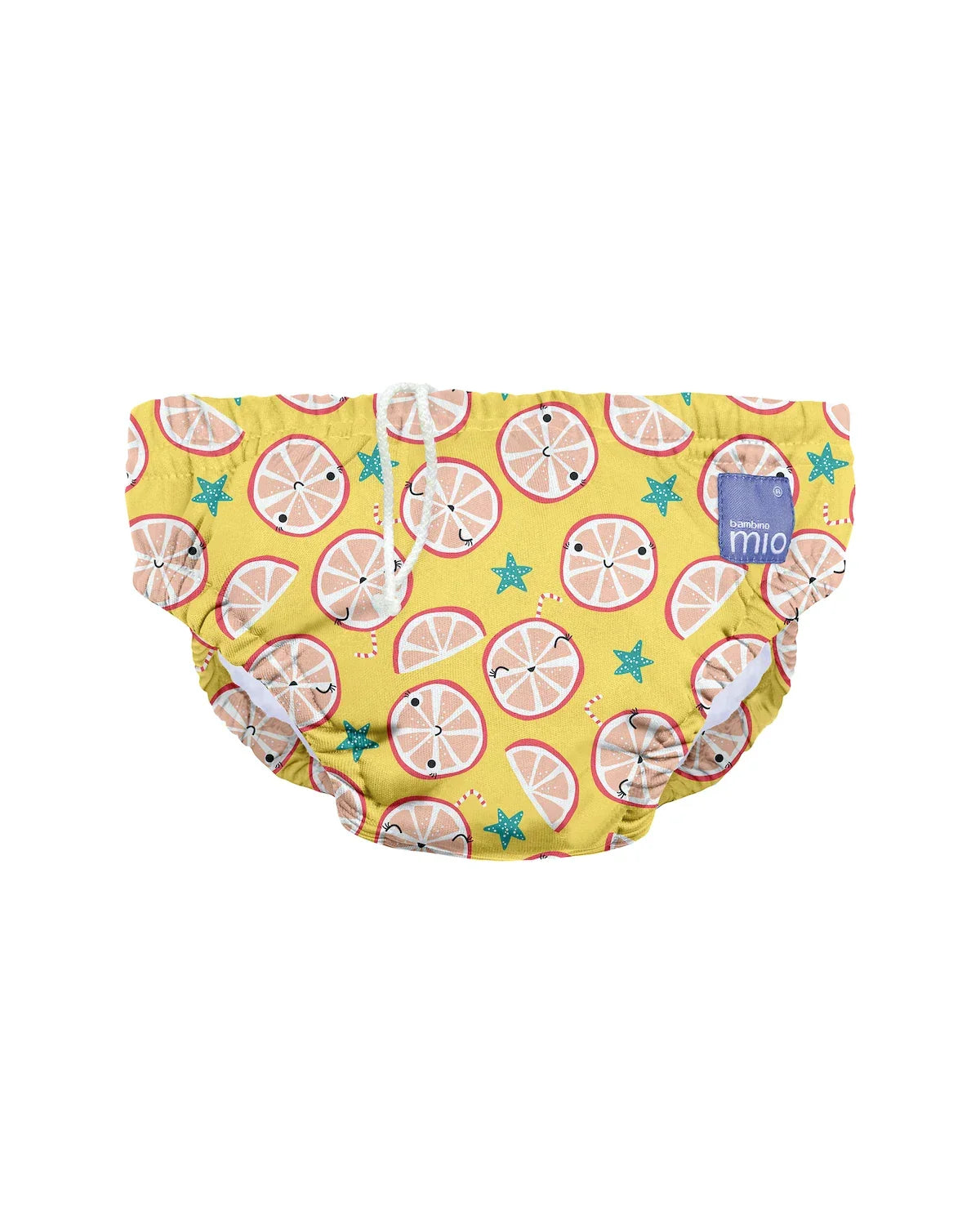 Reusable Swim Nappy in Cool Citrus