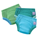 NEW: 3 Pack Reusable Potty Training Pants in Blue - Elite Design