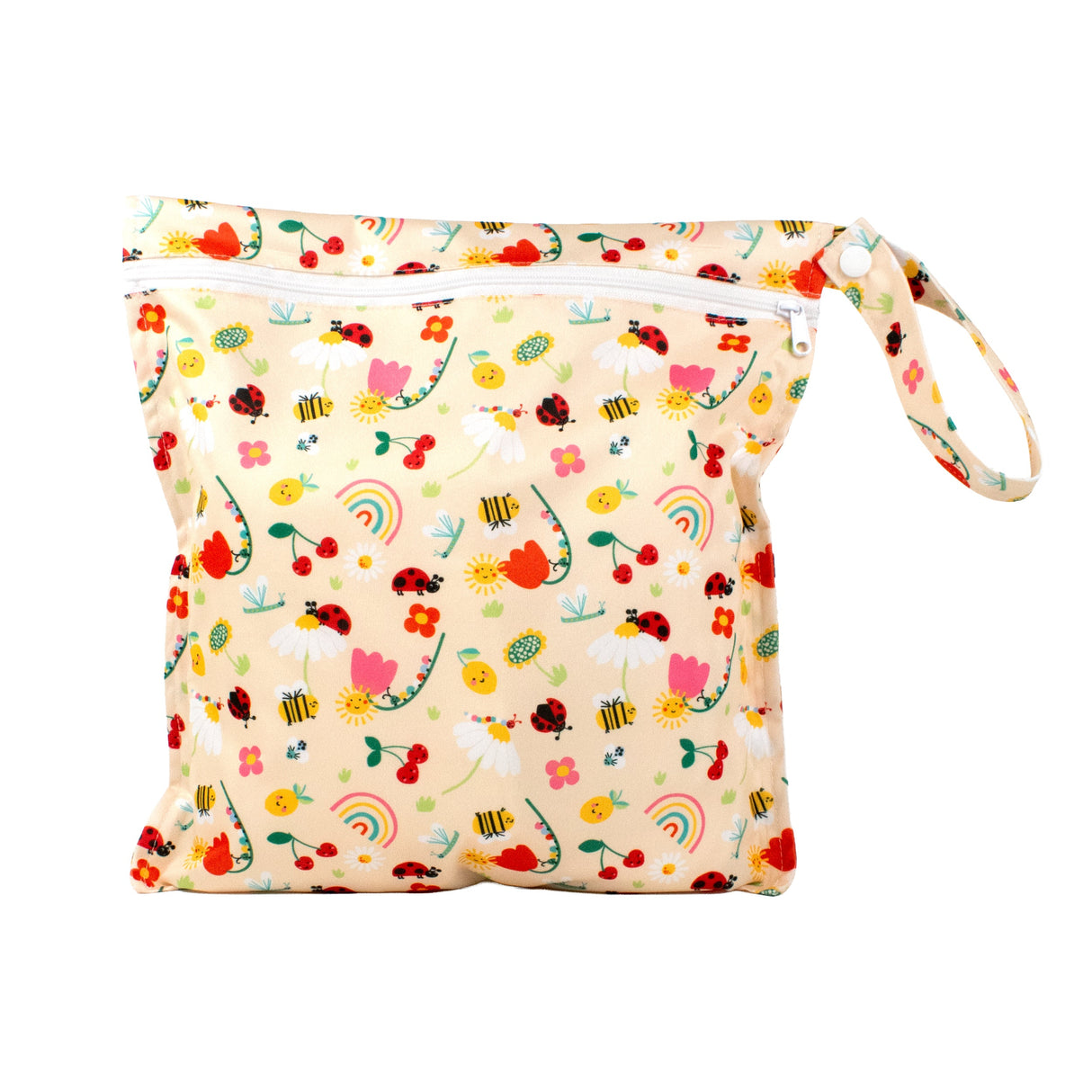 Out and About Waterproof Wet Nappy Bag in Sunshine Friends