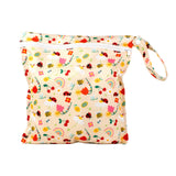Out and About Waterproof Wet Nappy Bag in Sunshine Friends
