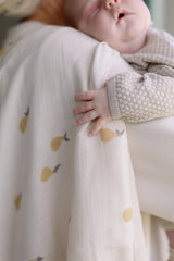 Pears Large Swaddle Muslin
