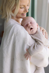 Seashell Large Swaddle Muslin