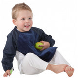 2 PACK - Mum 2 Mum Long Sleeved Wonder Bib LARGE 18m - 3 years - Grey & Navy