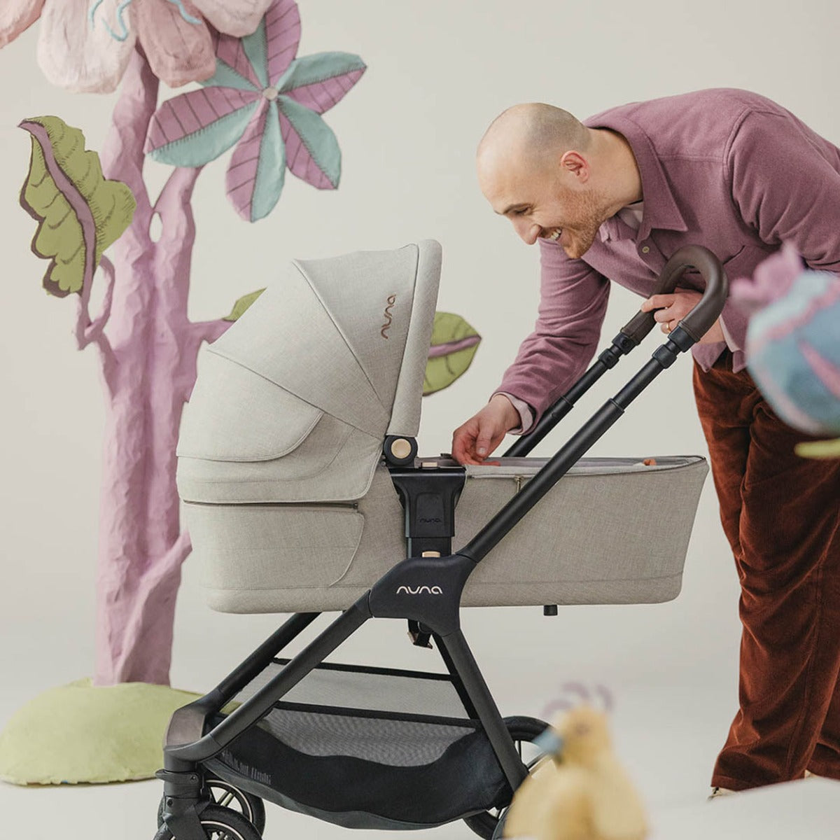 Nuna x Liberty TRIV Next Stroller + LYTL Carrycot - Fantasy Land