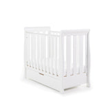 Obaby Stamford Space Saver Sleigh Cot - White
