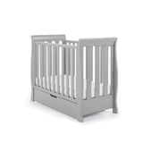 Obaby Stamford Space Saver Sleigh 2 Piece Room Set - Warm Grey