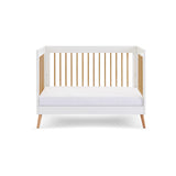 Obaby Maya Mini Cot Bed - White With Natural