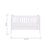 Tutti Bambini Rio Cot Bed with Cot Top Changer & Mattress - White
