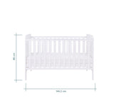 Tutti Bambini Rio Cot Bed with Cot Top Changer & Mattress - White