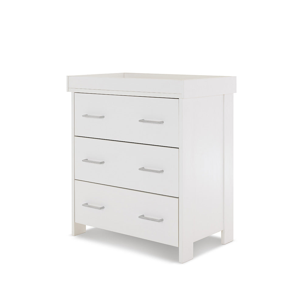 Obaby Nika Mini 3 Piece Room Set - White Wash