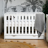 Obaby Nika 140 x 70cm Under Drawer - White Wash