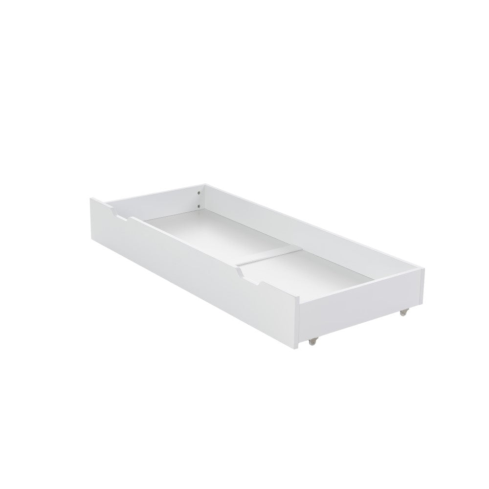 Obaby Bantam Cot Bed, Under Drawer + Fibre Mattress - White