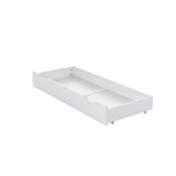 Obaby Bantam Cot Bed, Under Drawer + Fibre Mattress - White