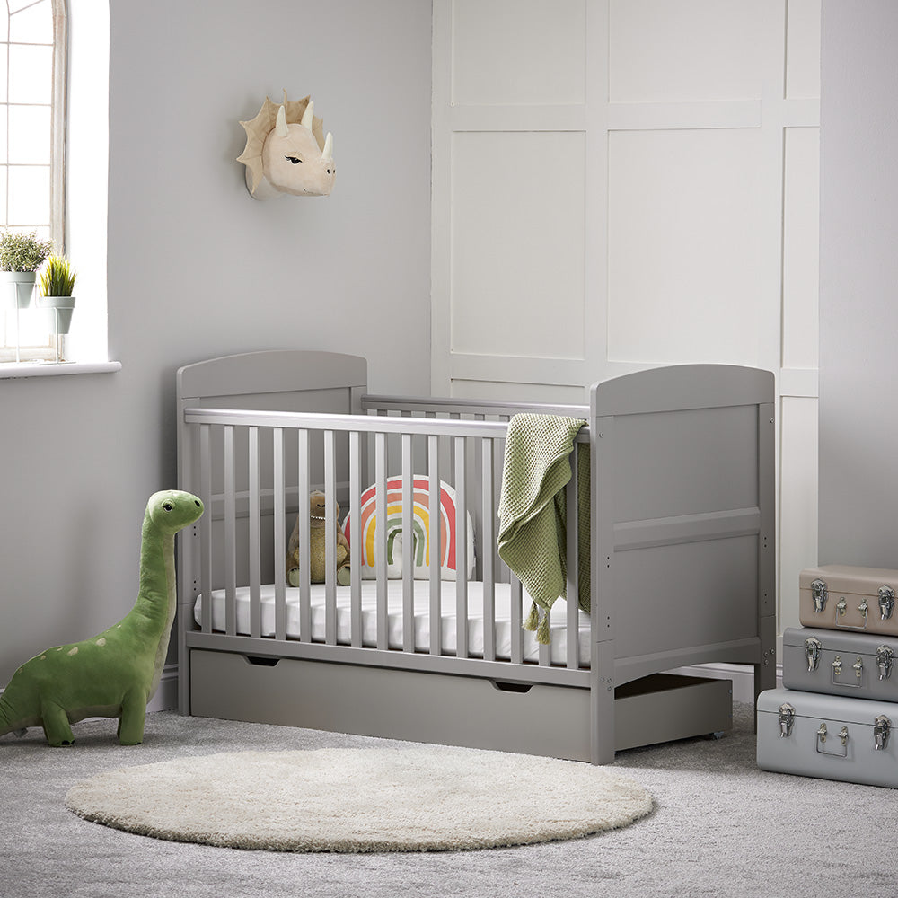 Obaby Grace Cot Bed - Warm Grey