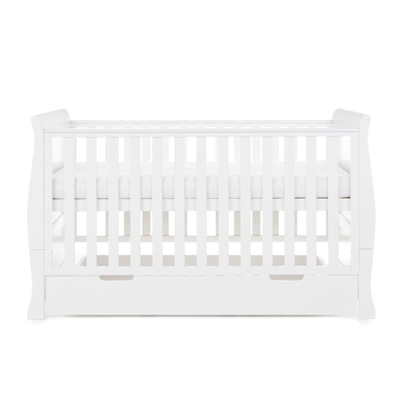 Obaby Stamford Classic Sleigh 2 Piece Room Set - White
