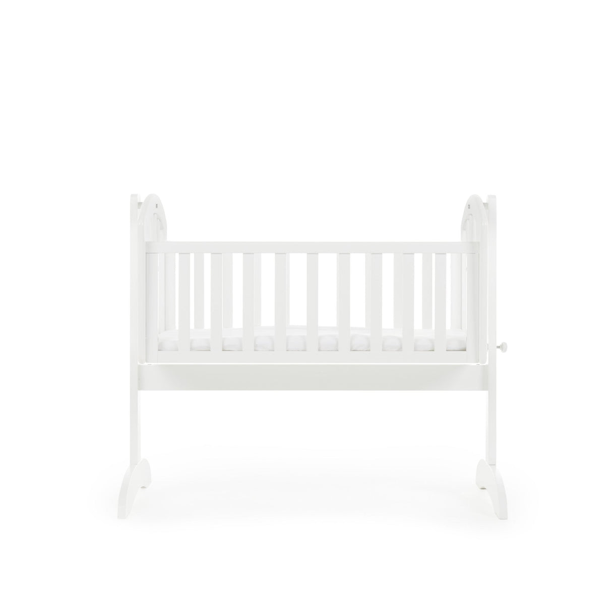 Obaby Sophie Swinging Crib + Foam Mattress - White