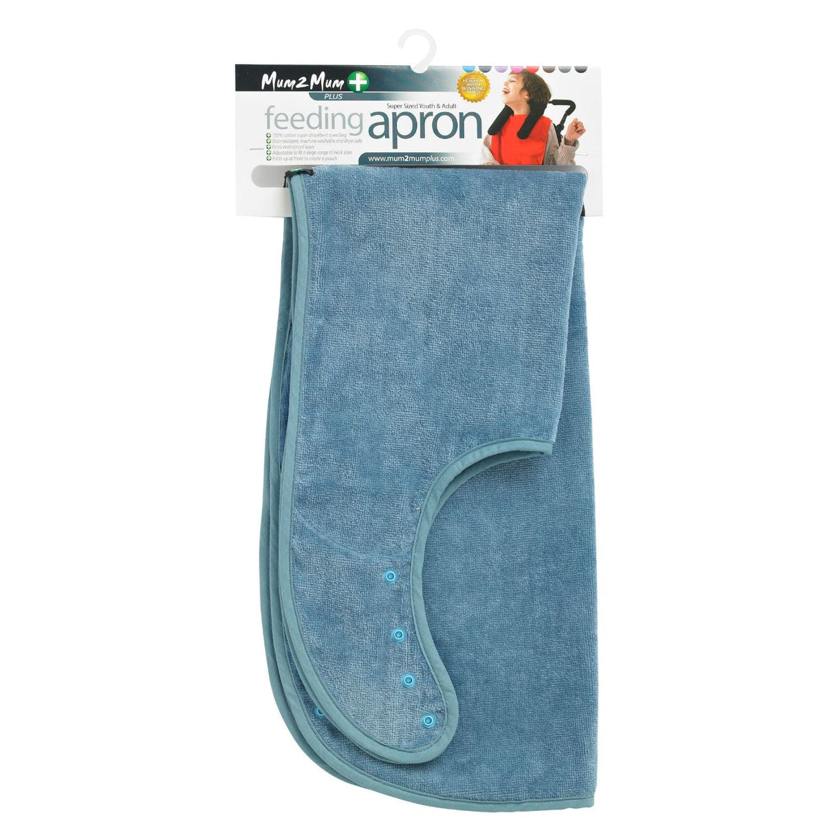 Mum 2 Mum PLUS SuperSized Clothing Protector - Denim Blue