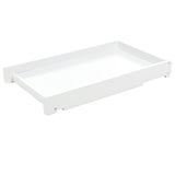 Obaby Grace Cot Bed, Cot Top Changer + Fibre Mattress - White