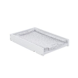 Obaby Stamford Space Saver Sleigh Cot & Cot Top Changer - White