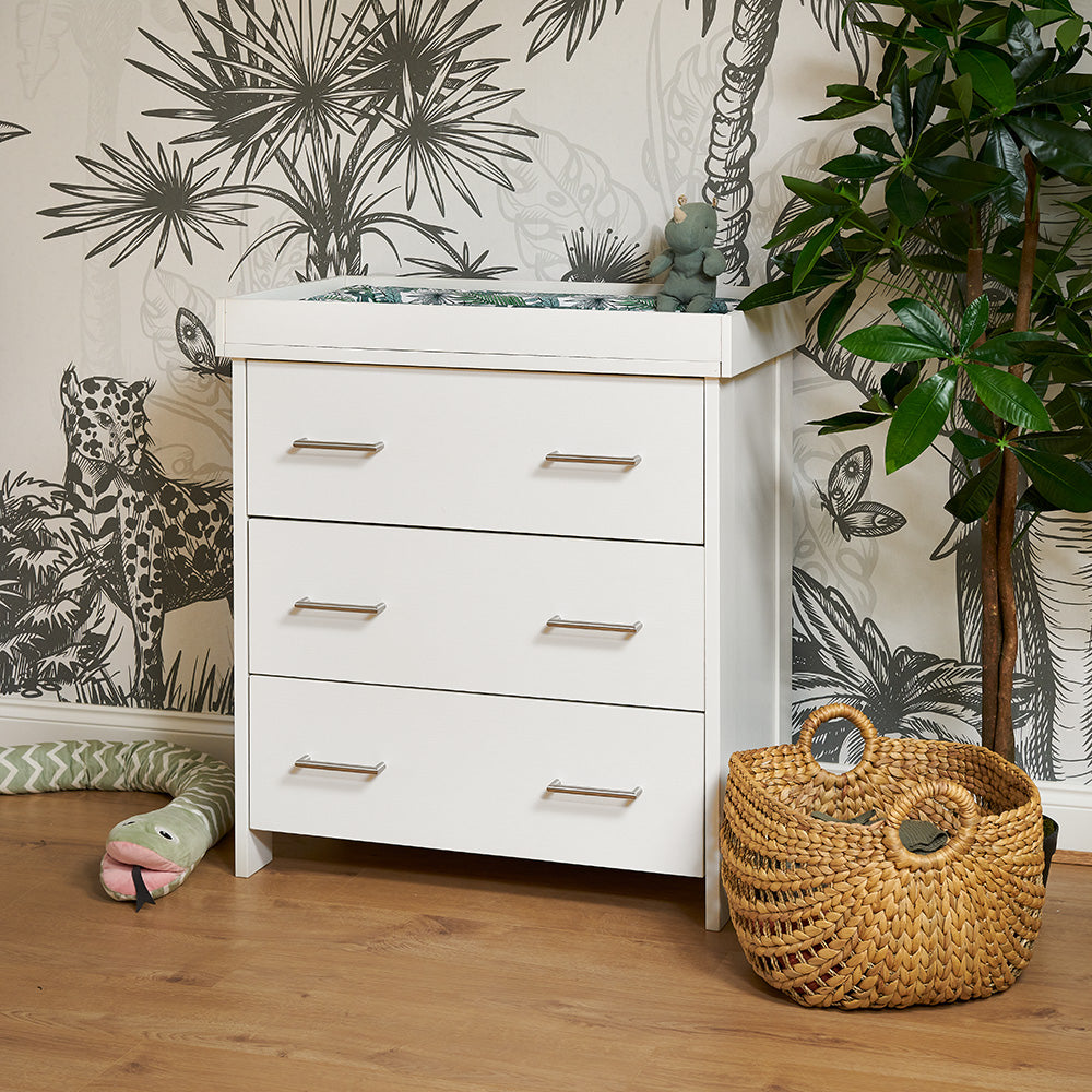 Obaby Nika Mini 2 Piece Room Set - White Wash