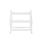 Obaby Stamford Space Saver Sleigh 2 Piece Room Set - White