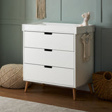 Obaby Maya Changing Unit - White With Natural