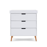 Obaby Maya 3 Piece Room Set - White With Natural