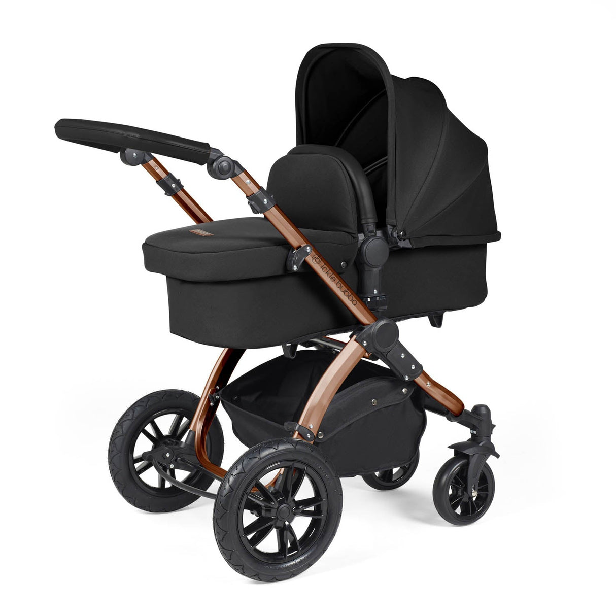 Ickle Bubba Stomp Luxe 14 Piece Nimbus 180° Spin Travel & Home Bundle - Bronze/Midnight/Black